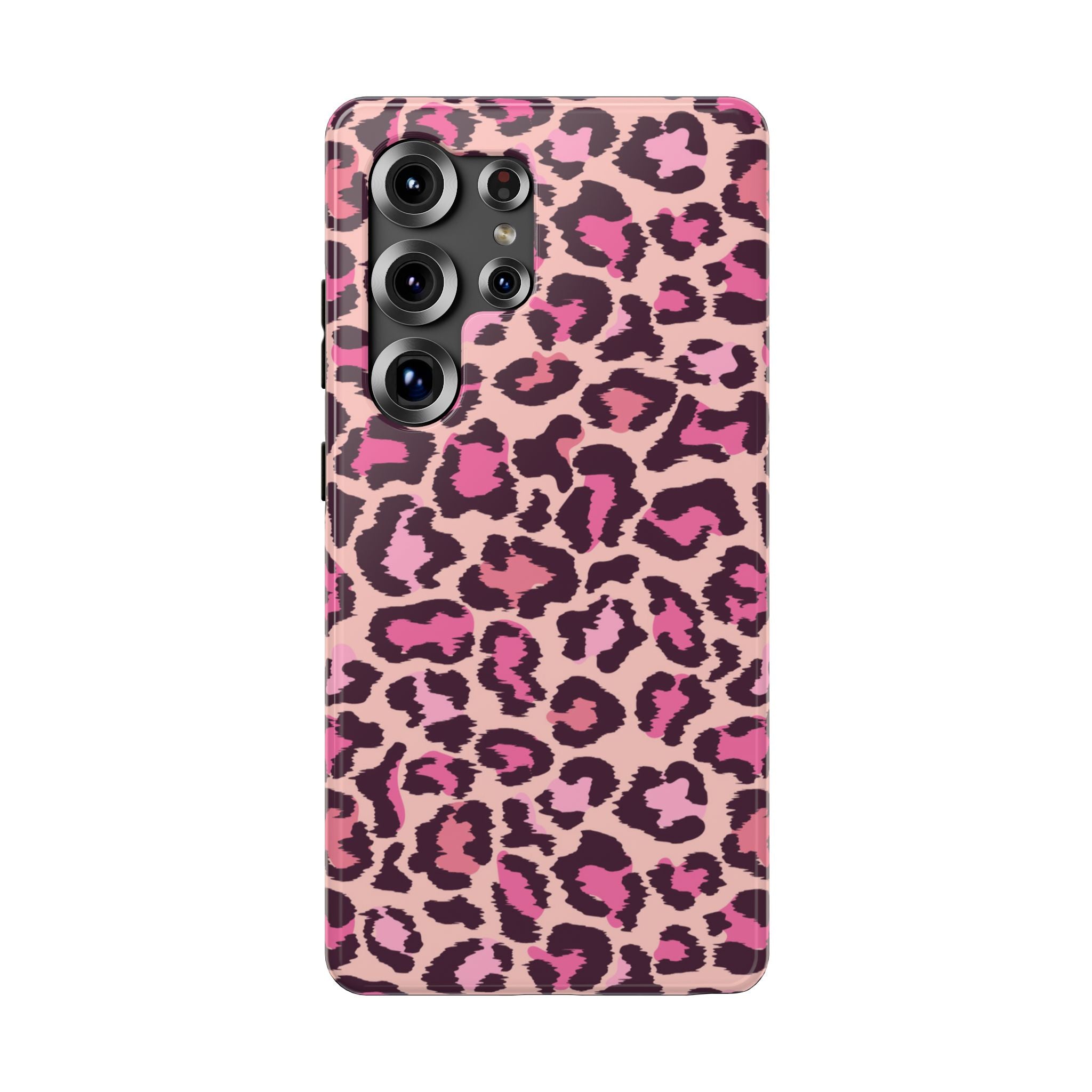 Pink Leopard Tough Samsung Case