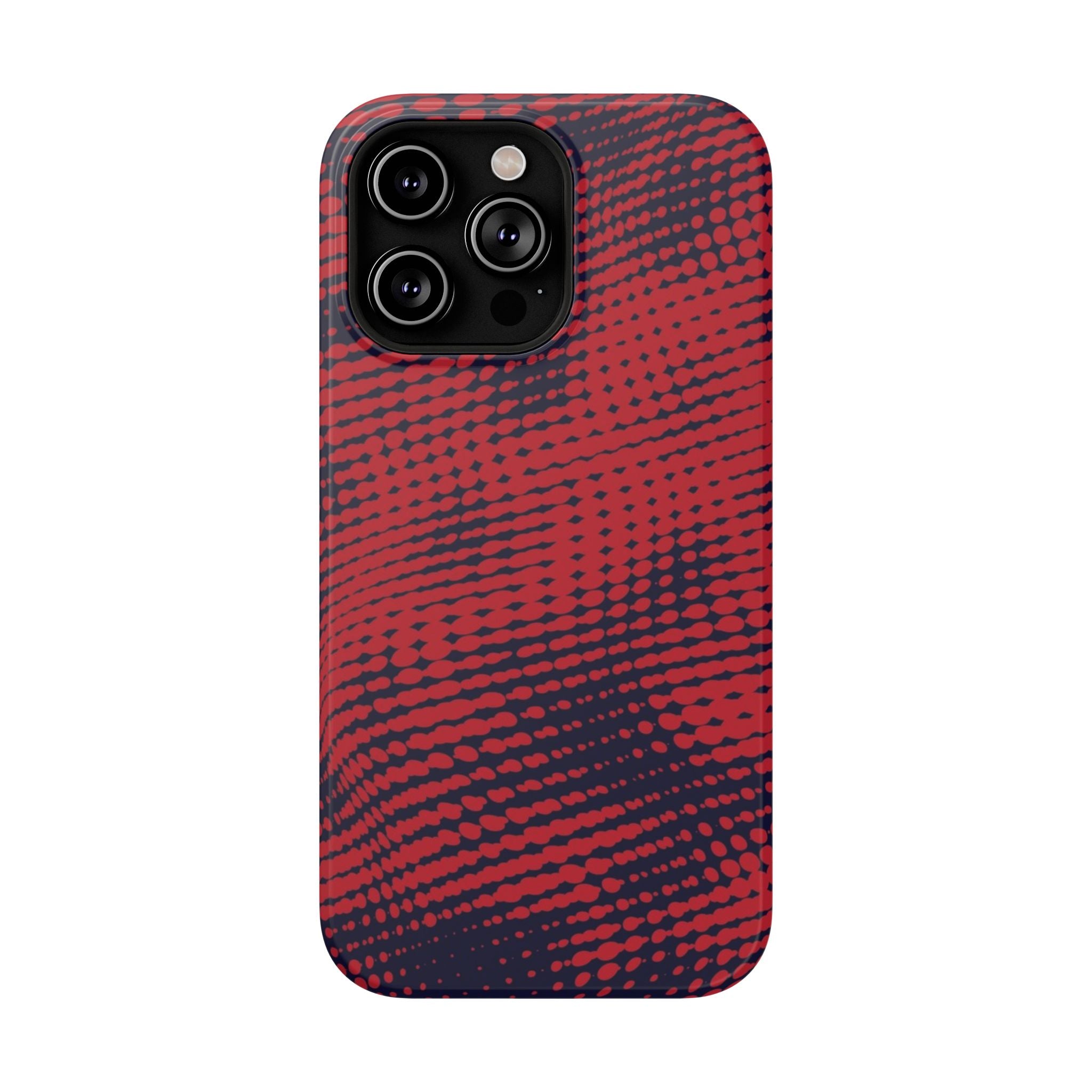 Red Static Tough iPhone Case