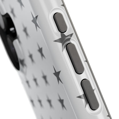 Grey Stars MagSafe Tough iPhone Case