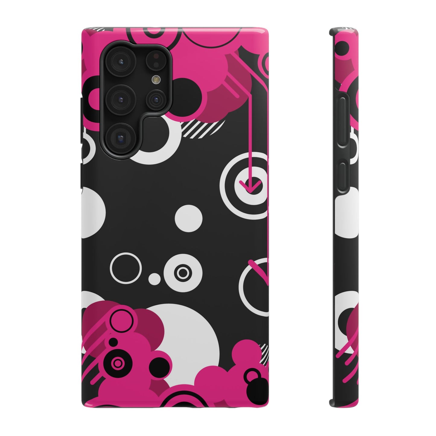 Pink Arrow Tough Samsung Case