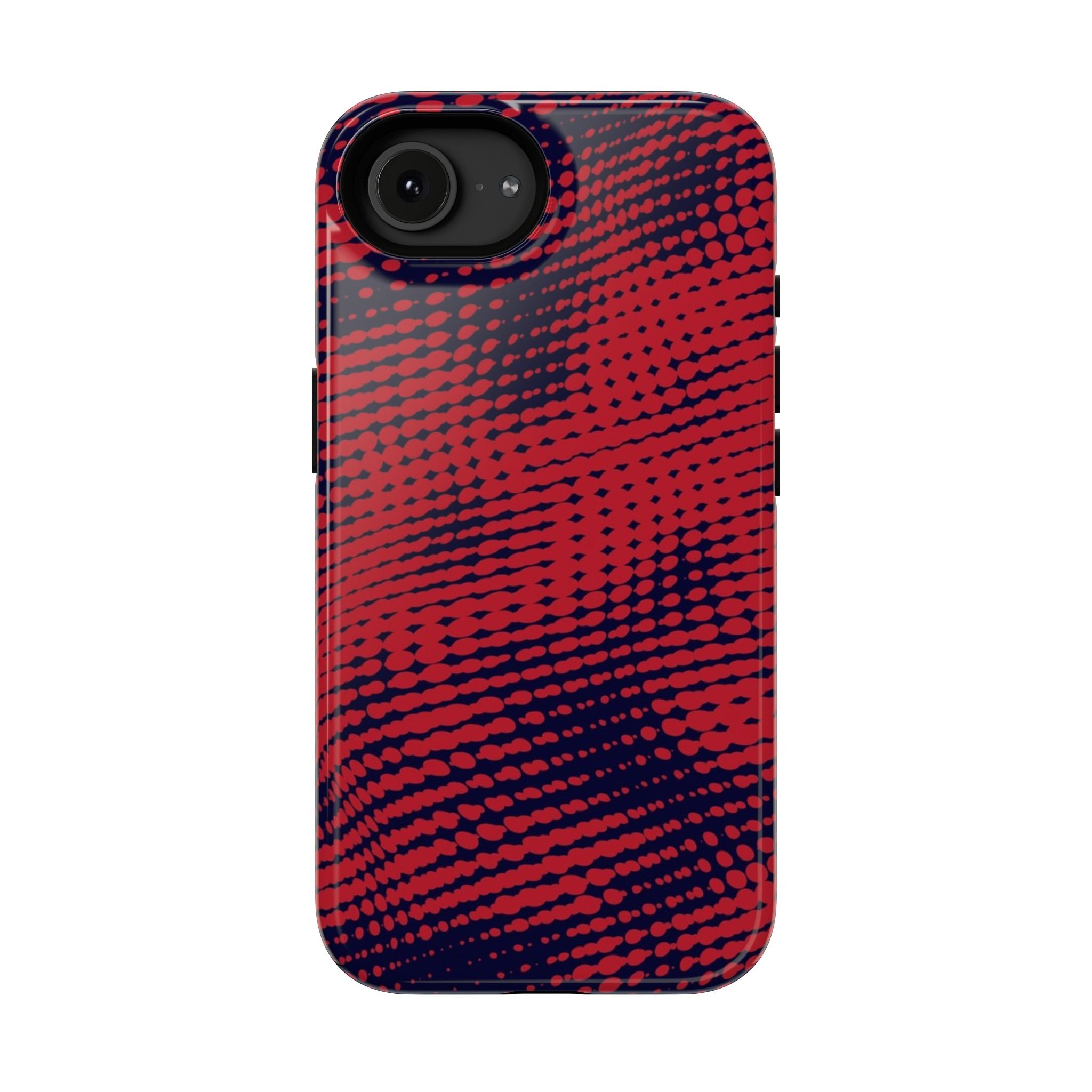 Red Static Tough iPhone Case