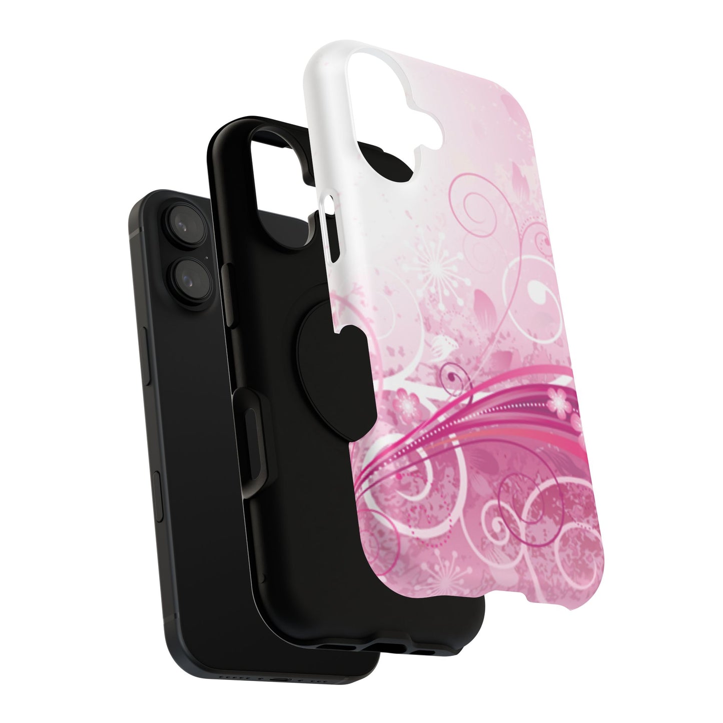 Faded Petals Tough iPhone Case