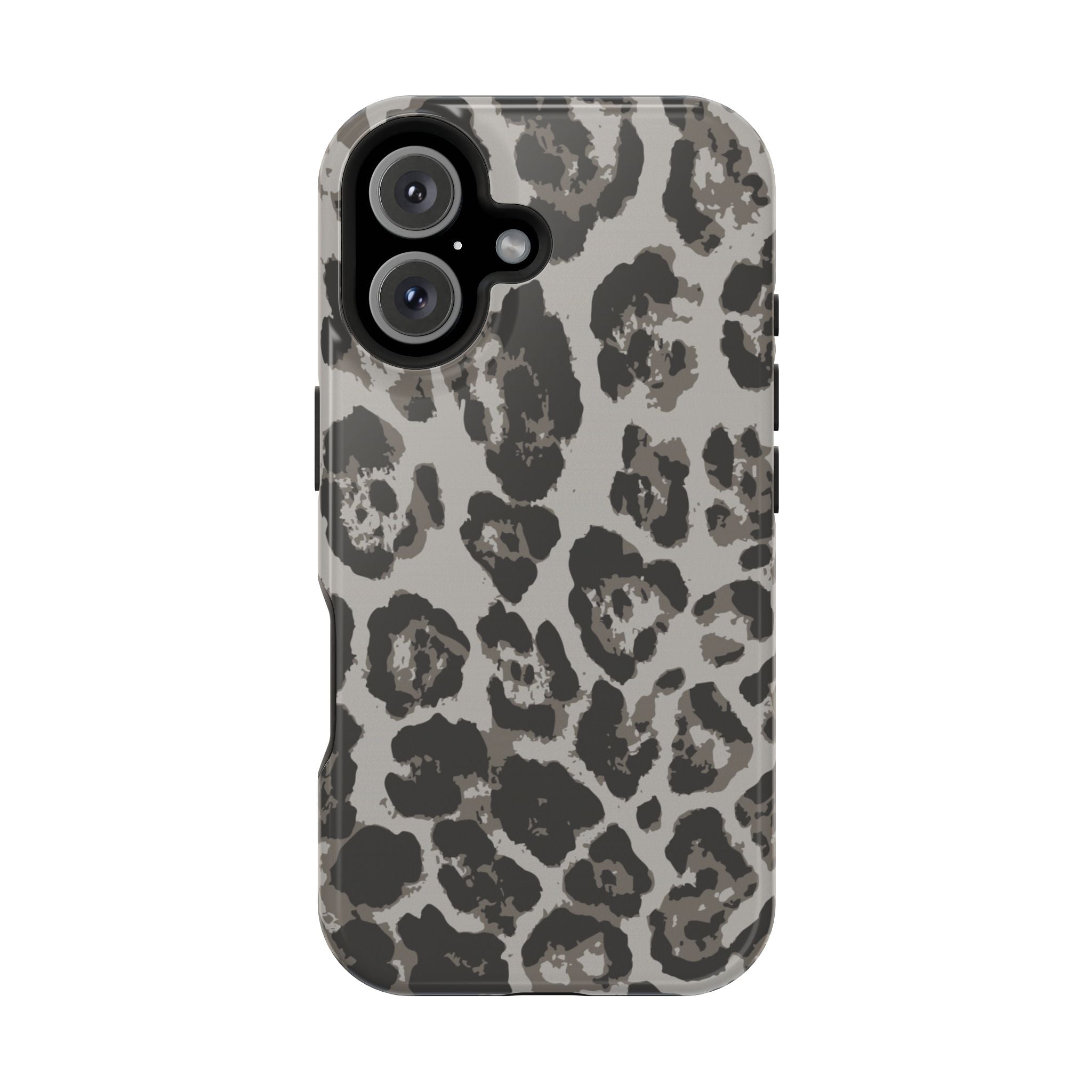 Grey Leopard Tough iPhone Case