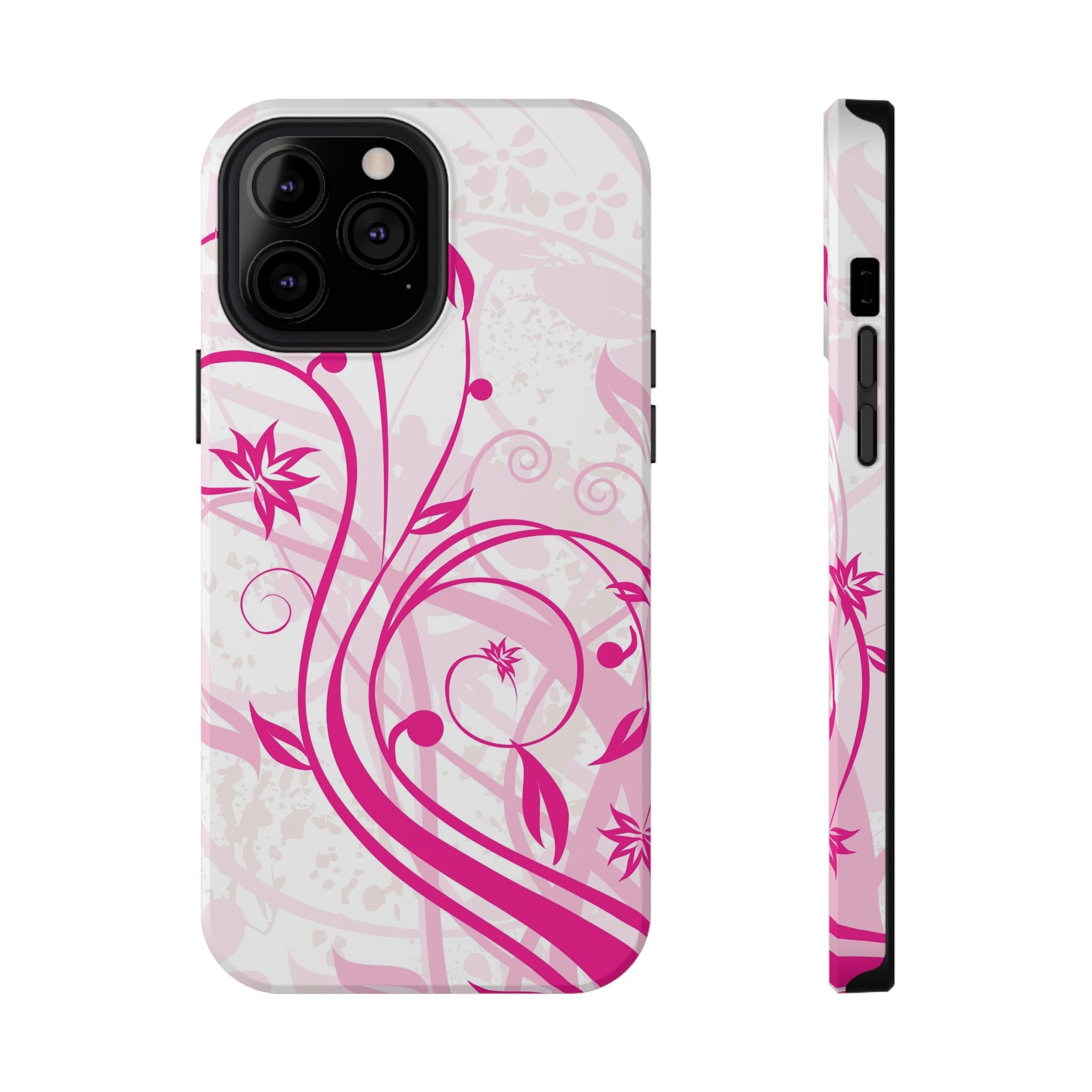 Flora Fuchsia Tough iPhone Case