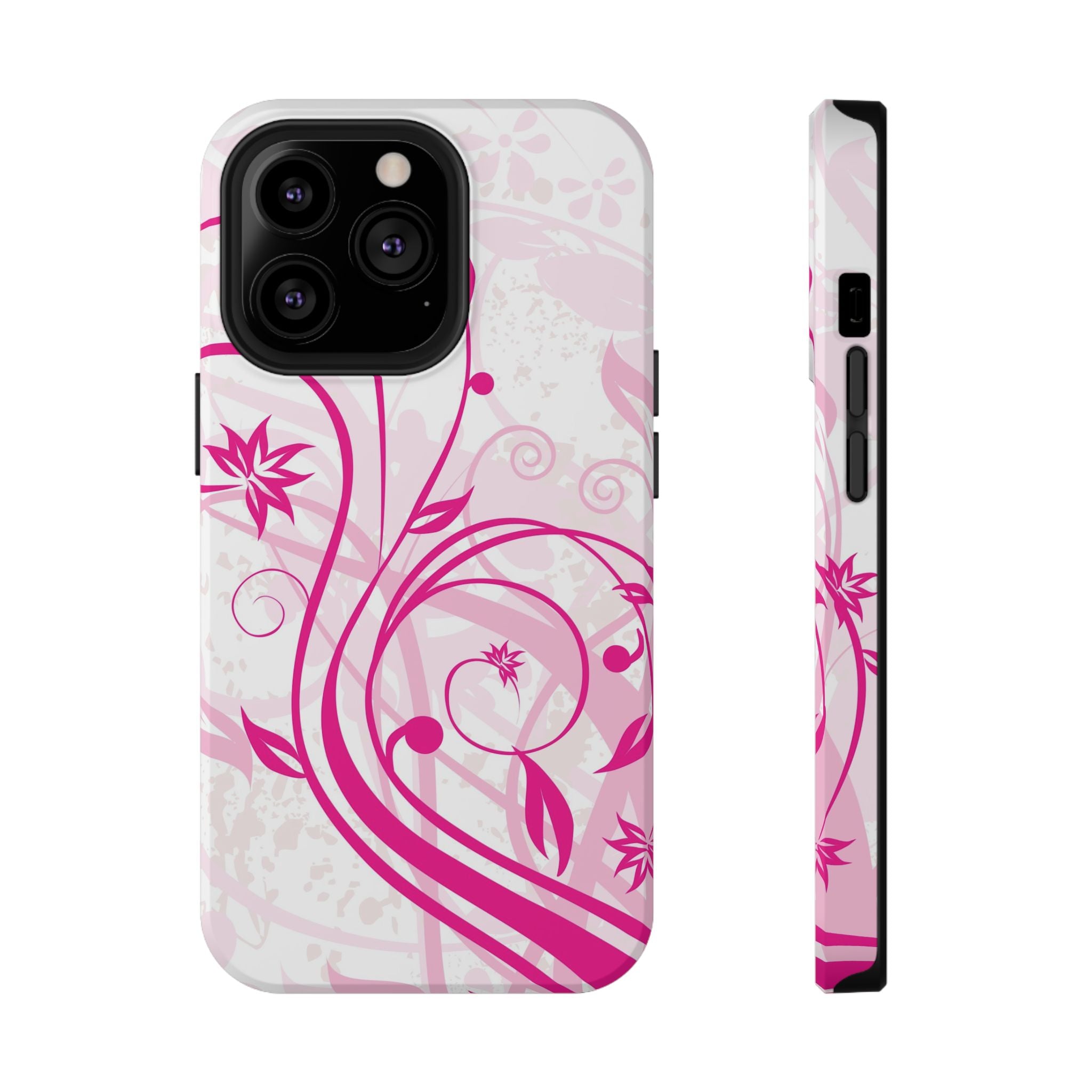 Flora Fuchsia Tough iPhone Case