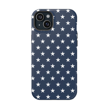 Deep Blue Stars MagSafe Tough iPhone Case