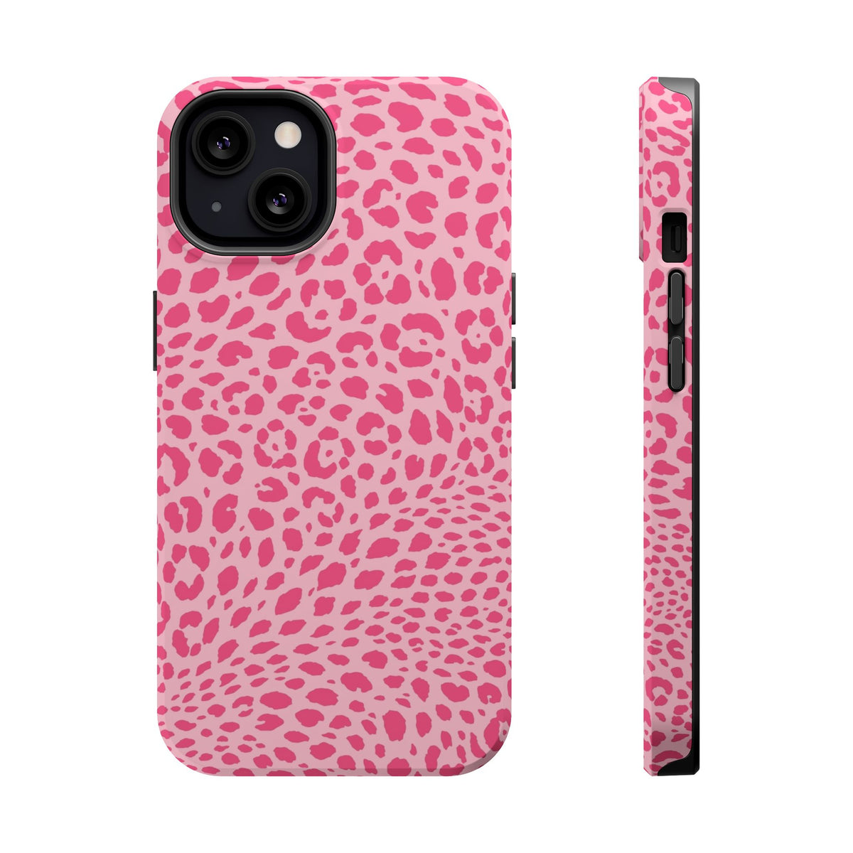 Light Pink Leopard MagSafe Tough iPhone Case