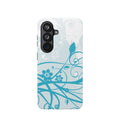 Blue Bloom Tough Samsung Case