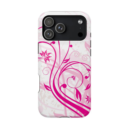 Flora Fuchsia Tough iPhone Case