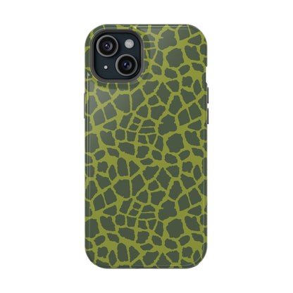Green Giraffe MagSafe Tough iPhone Case