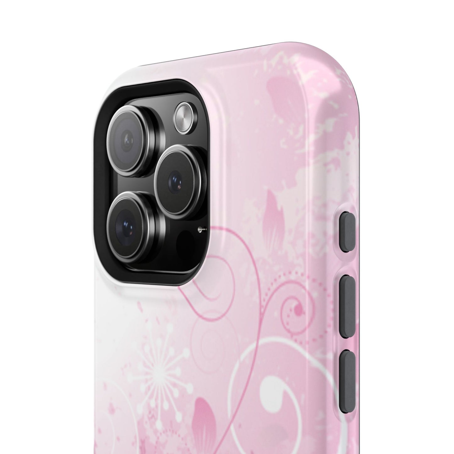 Pink Flowers Tough iPhone Case