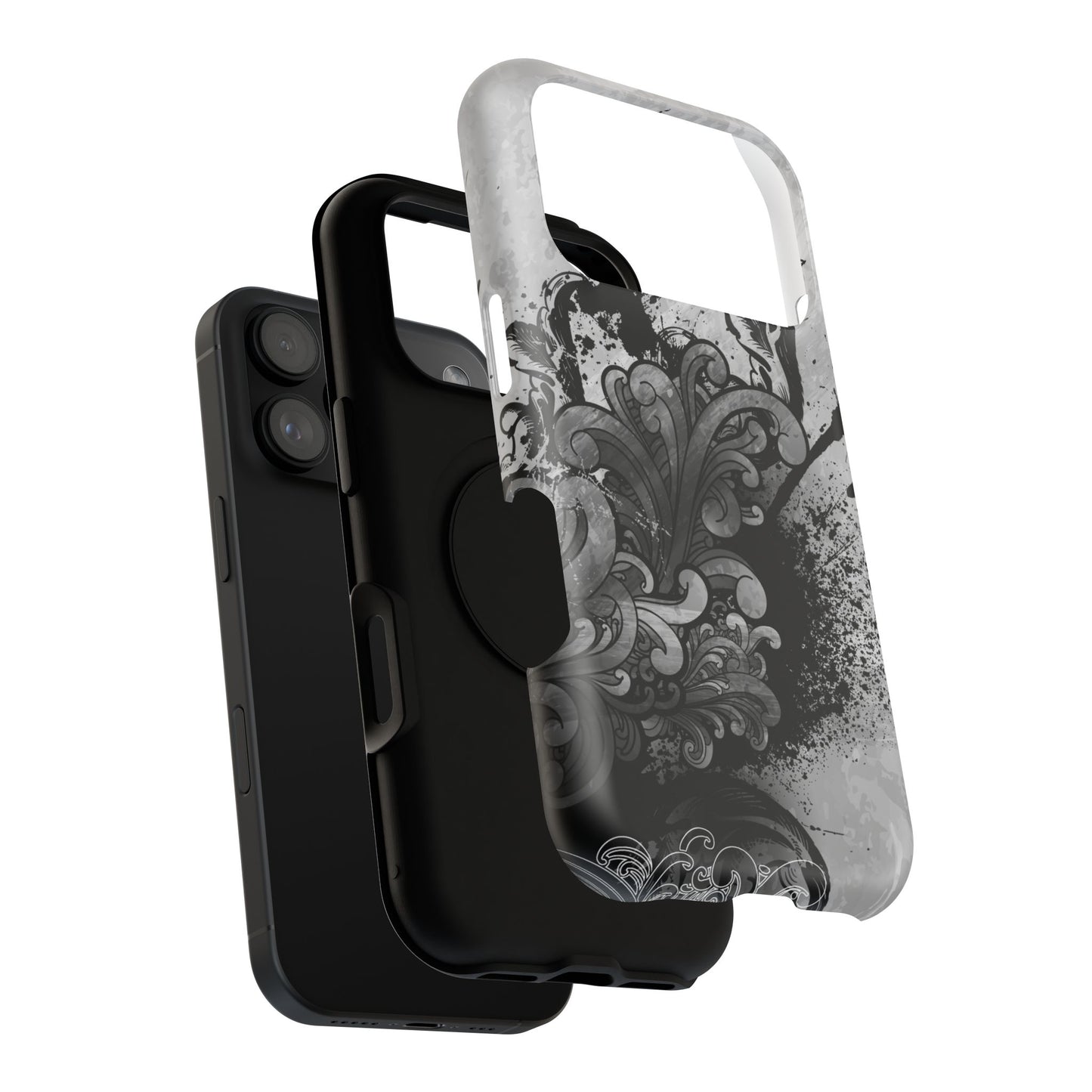 Charcoal Echo Tough iPhone Case