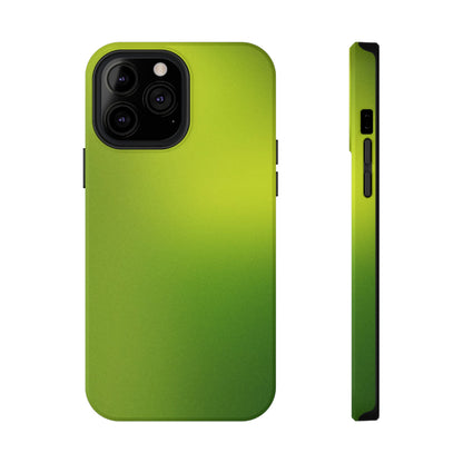 Lime Glow MagSafe Tough iPhone Case