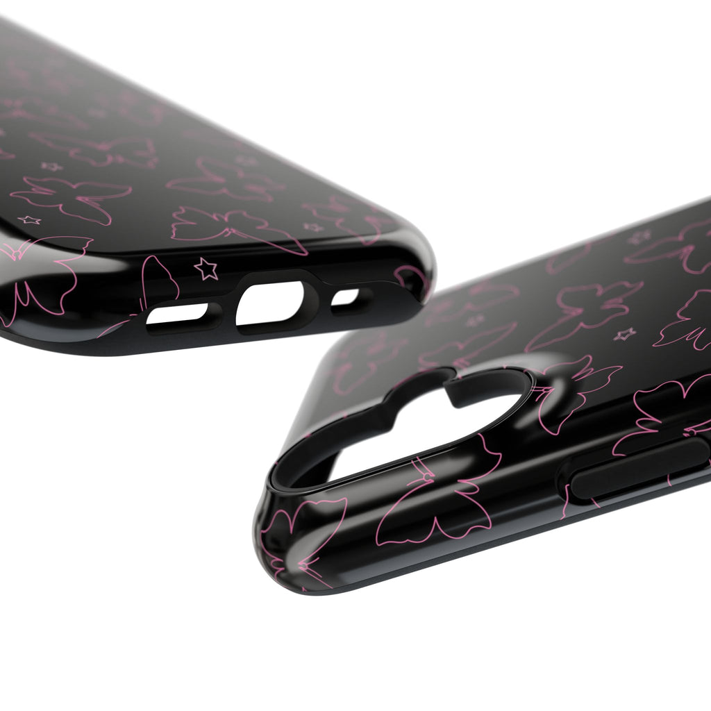 Midnight Flutter Tough iPhone Case