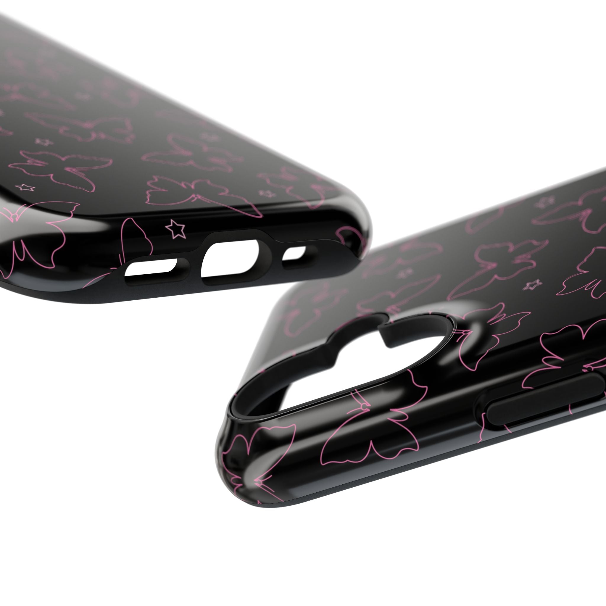 Midnight Flutter Tough iPhone Case