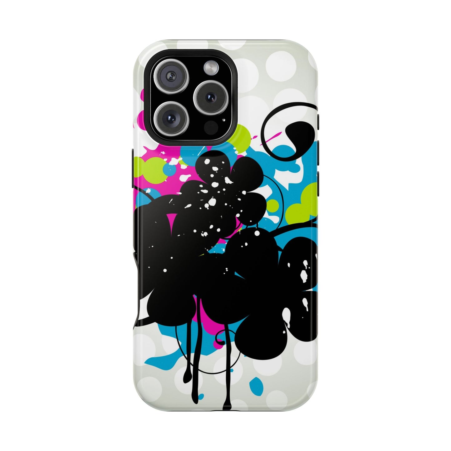 Electric Bloom Tough iPhone Case