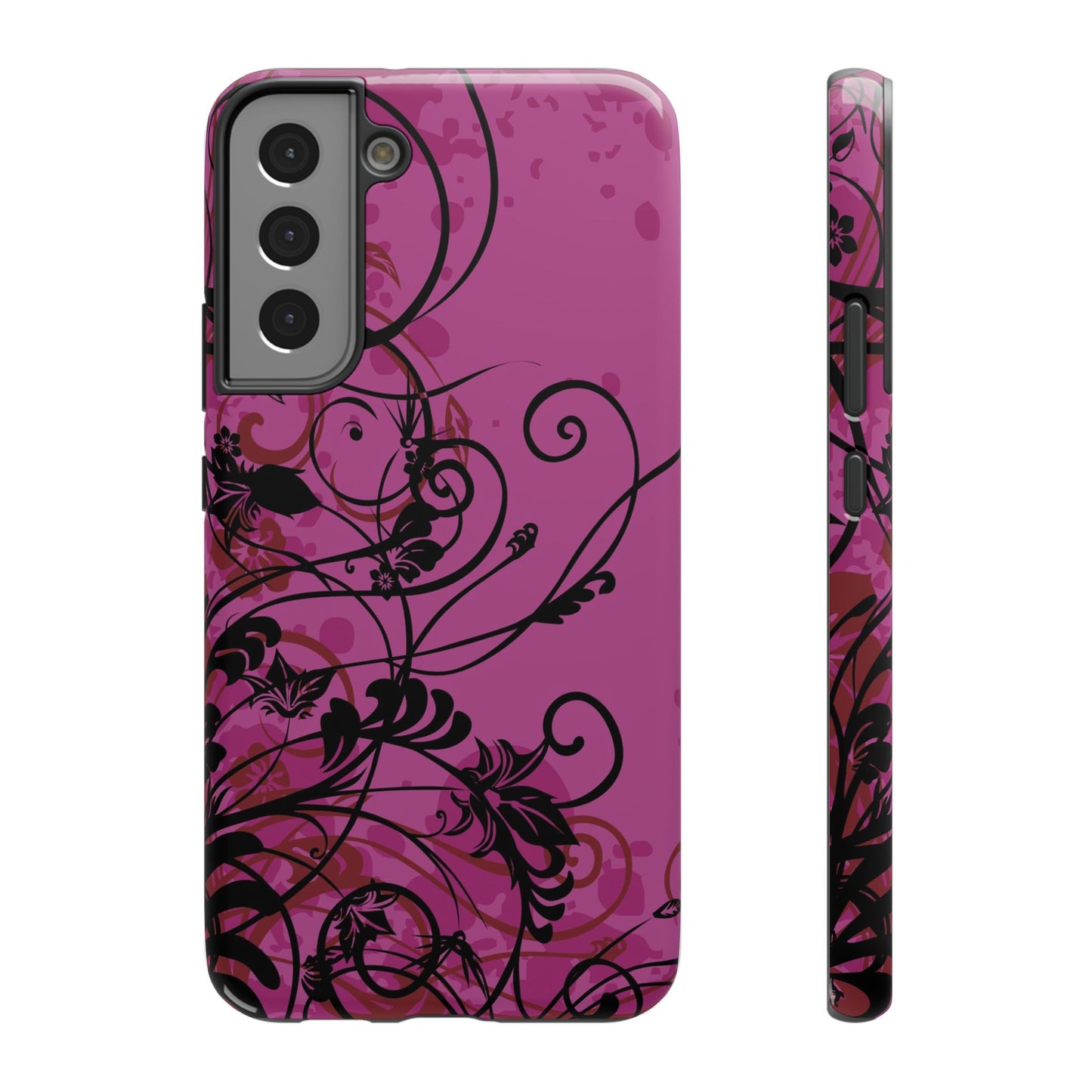 Midnight Petals Tough Samsung Case