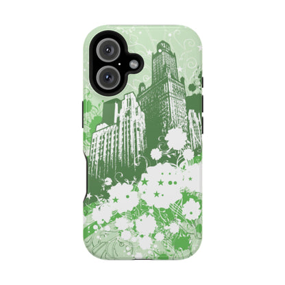 Green City Tough iPhone Case