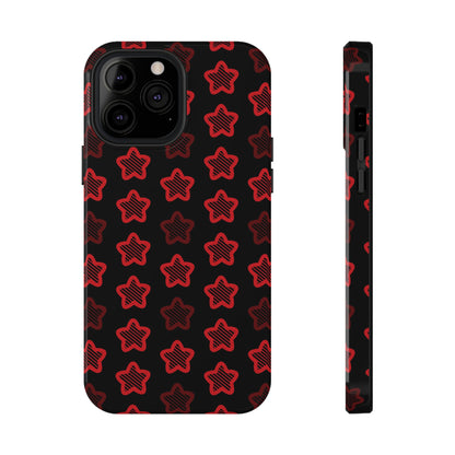 Red Stars Tough iPhone Case
