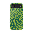 Green Zebra Tough iPhone Case