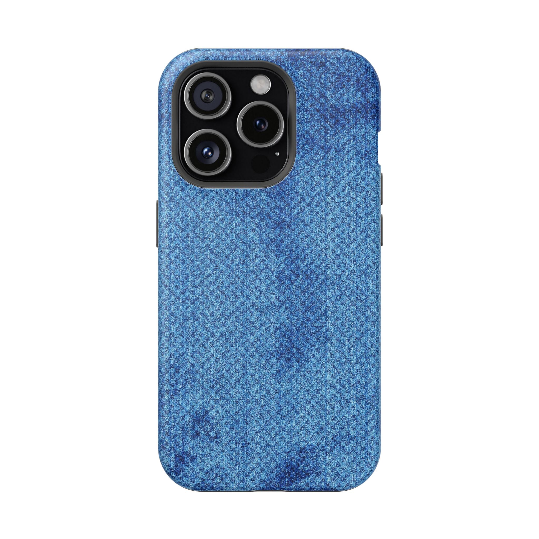 Blue Denim Tough iPhone Case
