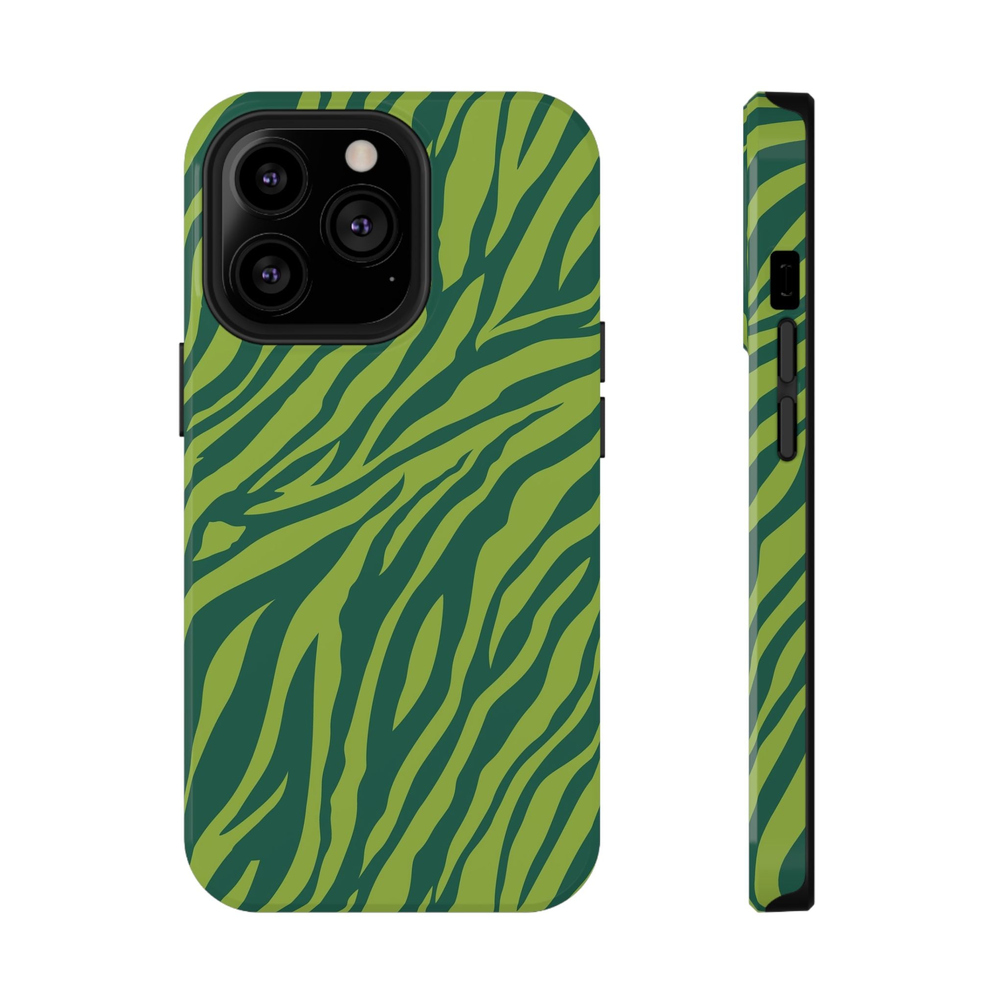 Green Zebra Tough iPhone Case