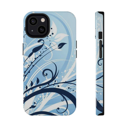 Bloom in Blue Tough iPhone Case
