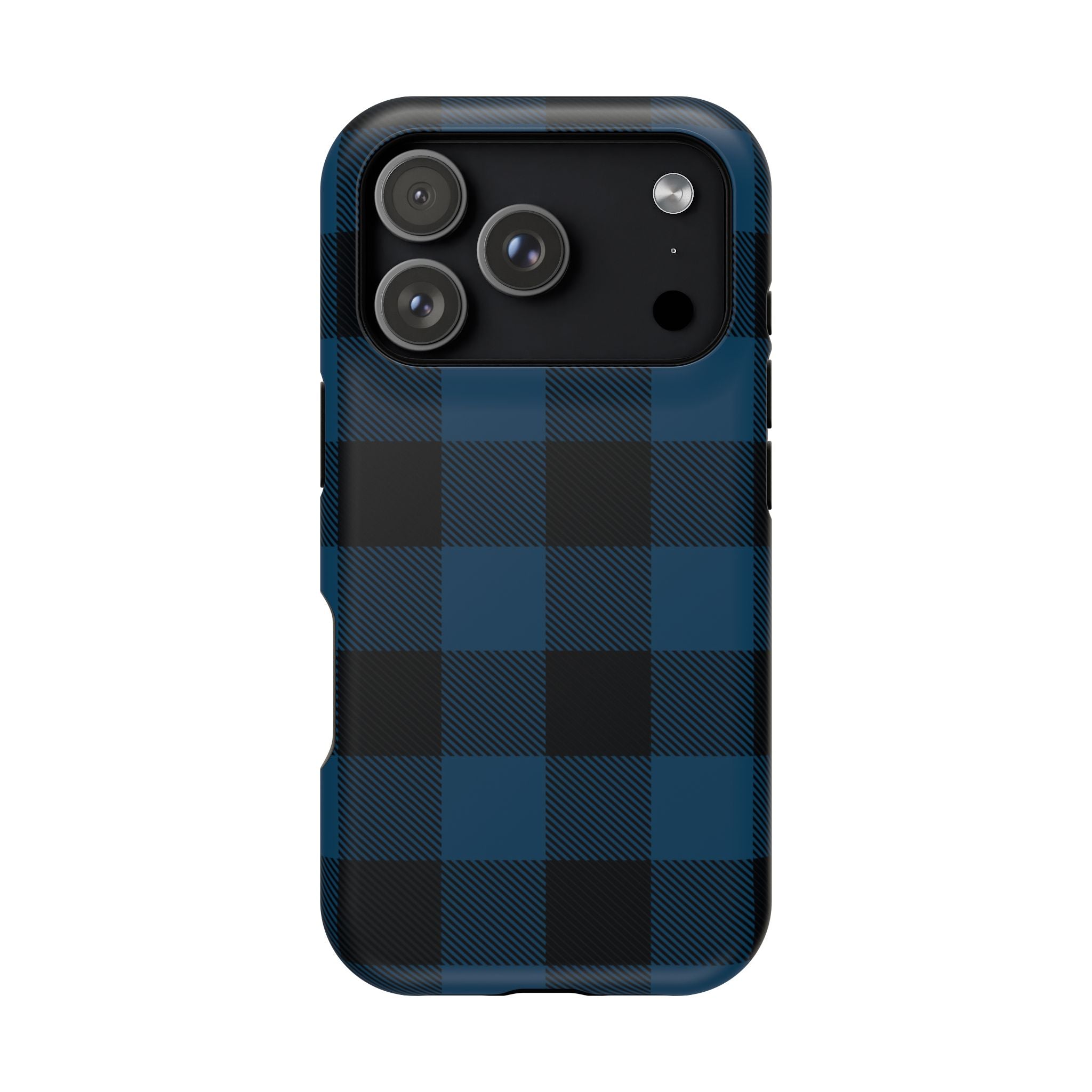 Blue Flannel Tough iPhone Case
