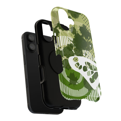 Green Echo Tough iPhone Case