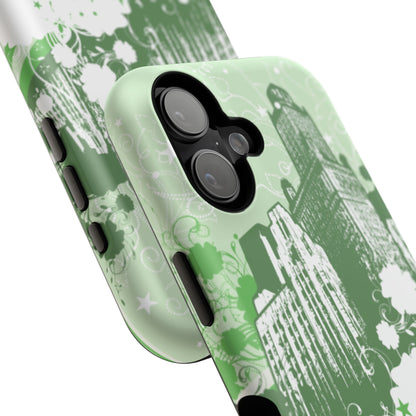 Green City Tough iPhone Case