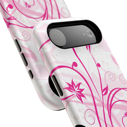 Flora Fuchsia Tough iPhone Case
