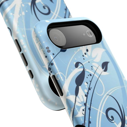 Bloom in Blue Tough iPhone Case