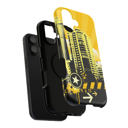 Yellow City Tough iPhone Case