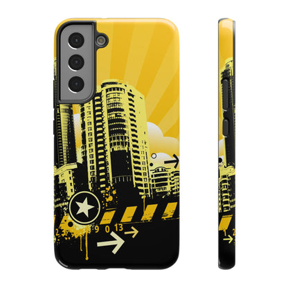 Yellow City Tough Samsung Case
