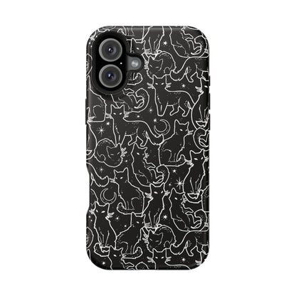 Black Cats MagSafe Tough iPhone Case