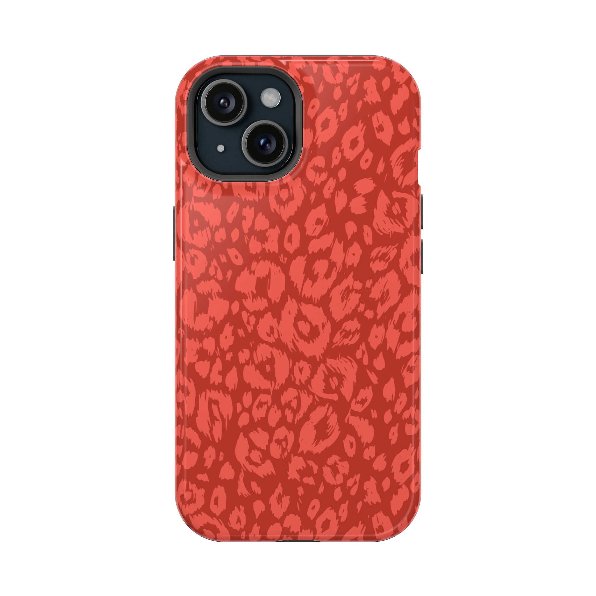 Red Leopard Tough iPhone Case