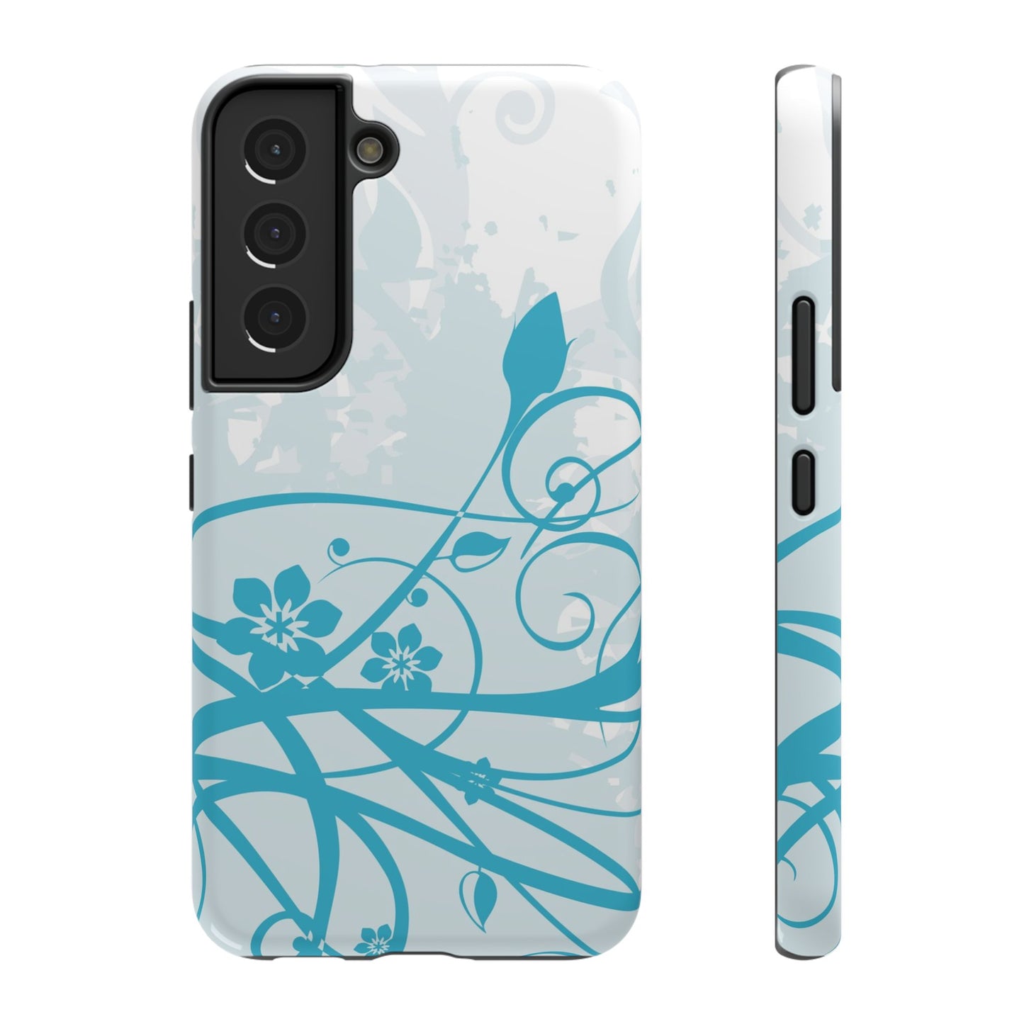 Blue Bloom Tough Samsung Case