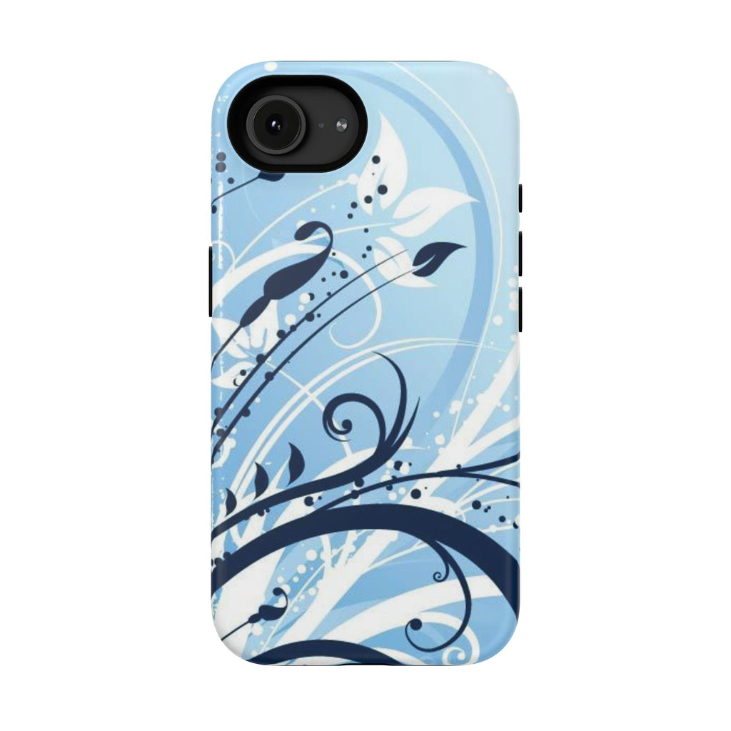 Bloom in Blue Tough iPhone Case