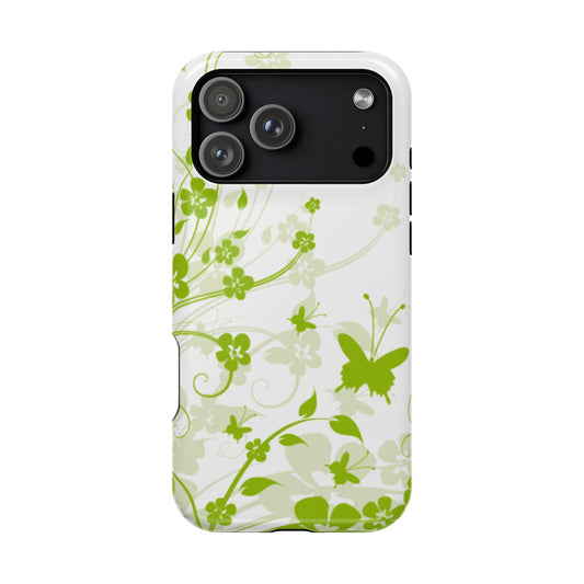 Butterfly Veil MagSafe Tough iPhone Case