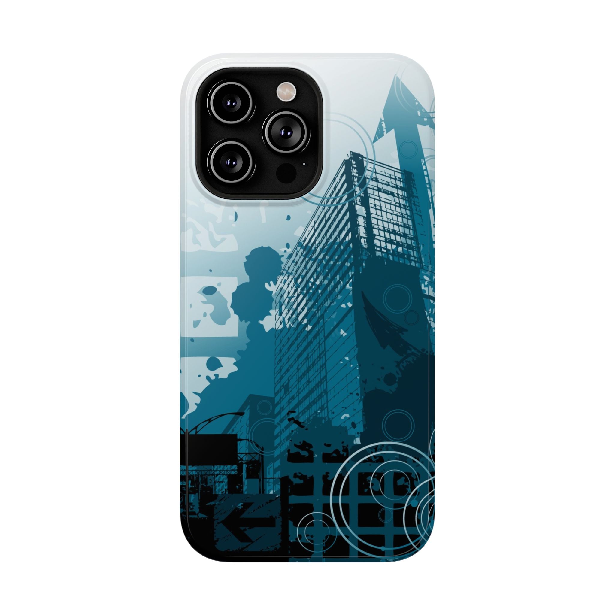Blue Noise Tough iPhone Case