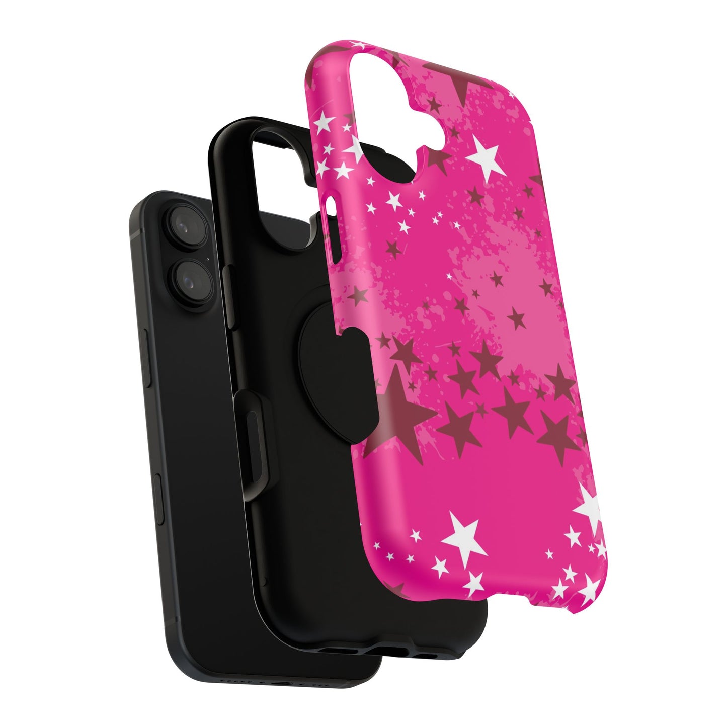 Pink Static Tough iPhone Case