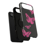 Pink Butterflies Tough iPhone Case