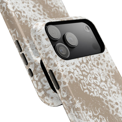 White Leopard MagSafe Tough iPhone Case