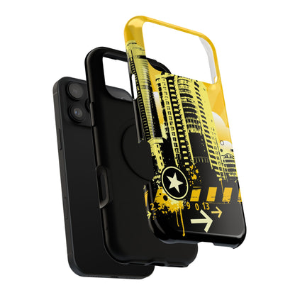 Yellow City Tough iPhone Case