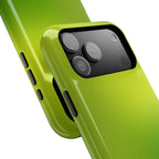 Lime Glow Tough iPhone Case
