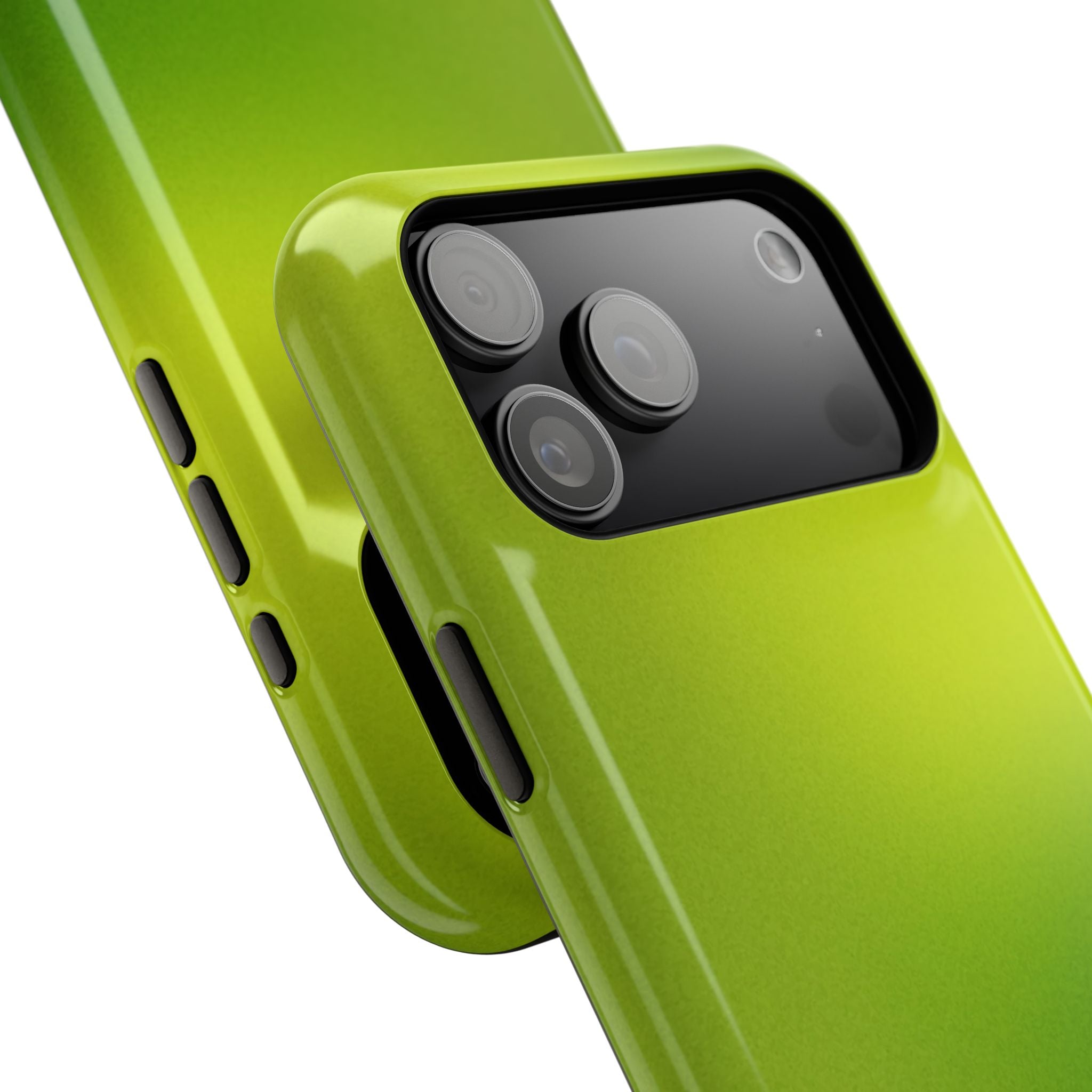 Lime Glow Tough iPhone Case