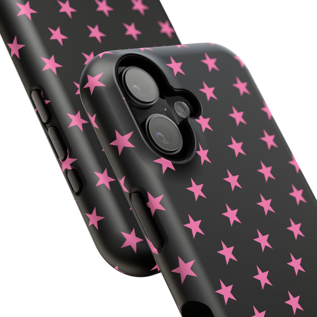 Pink Stars Tough iPhone Case