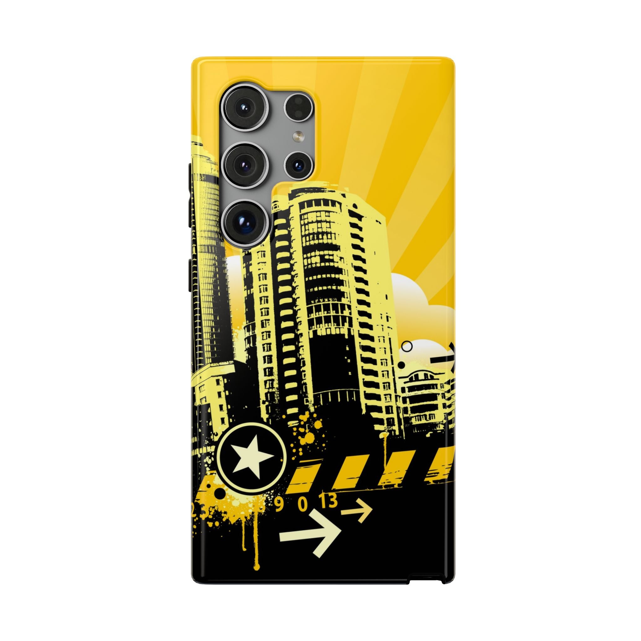 Yellow City Tough Samsung Case