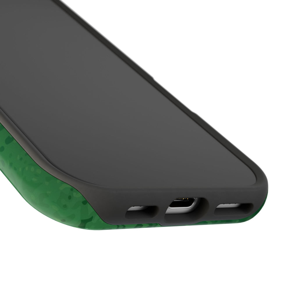 Green Mirage Tough iPhone Case