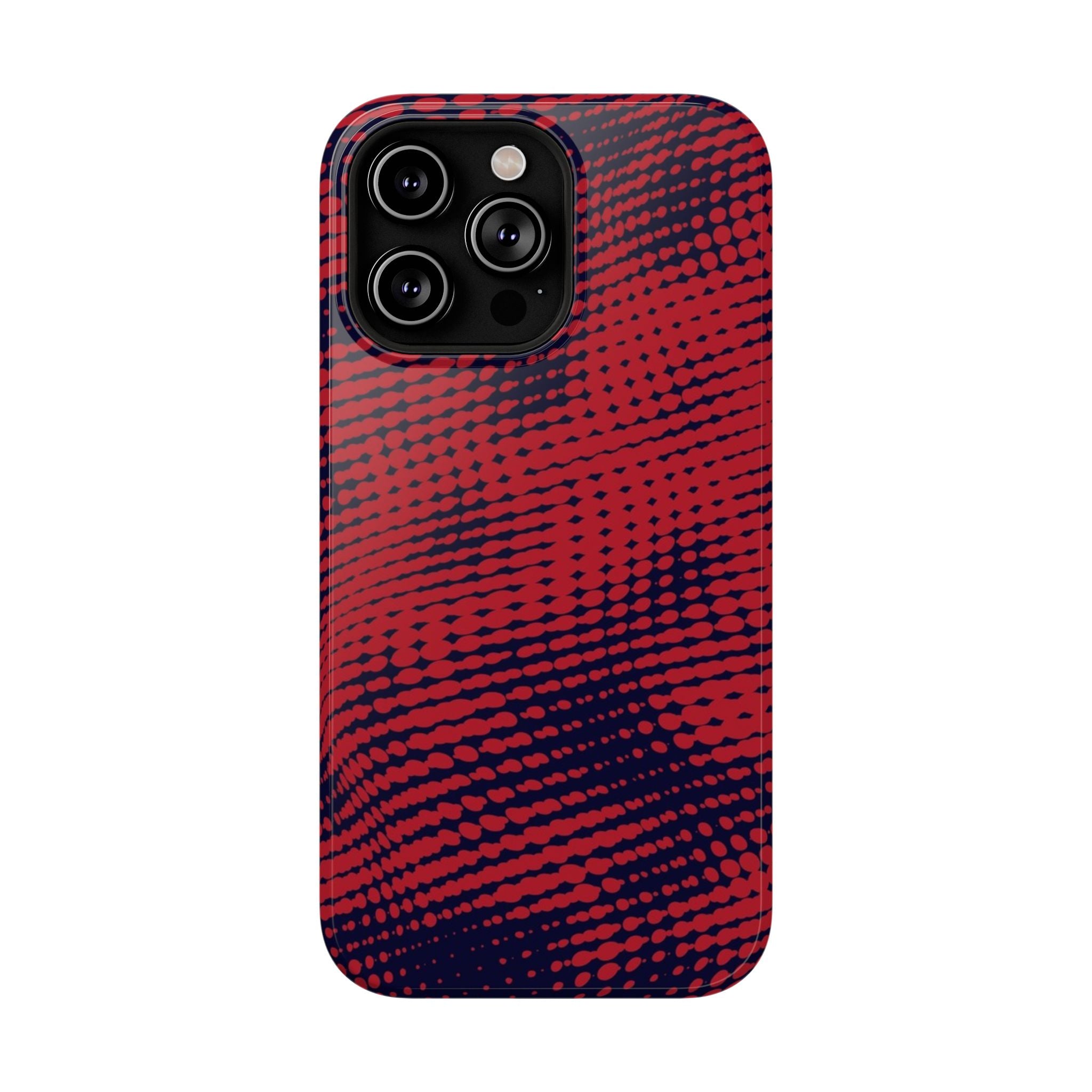 Red Static Tough iPhone Case